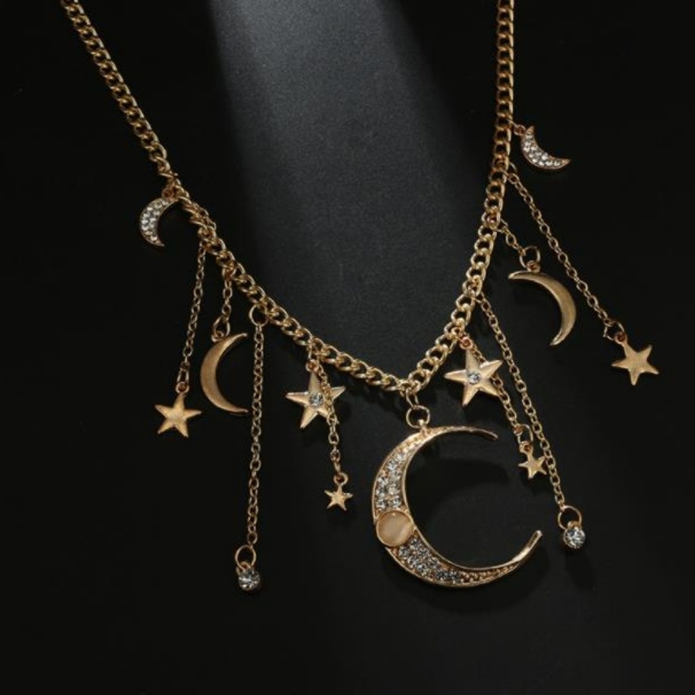 NEW moon star necklace - Picture 4 of 6